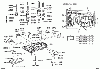 VALVE BODY & OIL STRAINER (ATM) 1